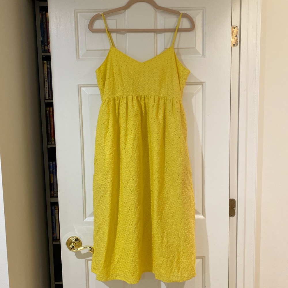 “The Prairie” brand yellow midi dress